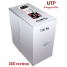 Cable UTP C5e Solido 305m Exterior Cobre Blanco - 50U5EXTB - TD-524UT-BR
