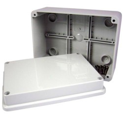 GW44207 Caja intemperie 190x140x70 Estanca exterior Gris GWISS