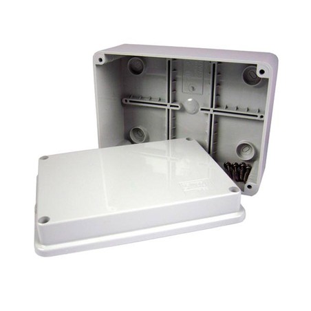 GW44207 Caja intemperie 190x140x70 Estanca exterior Gris GWISS