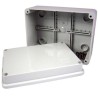 GW44207 Caja intemperie 190x140x70 Estanca exterior Gris GWISS