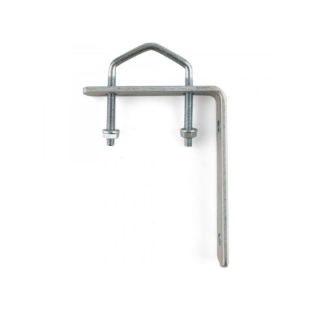 ESCUADRA SOPORTE PLATINA 2 TACOS PARED PARA MASTIL ANTENA TV