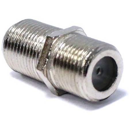 Conector empalmador F Hembre Hembra