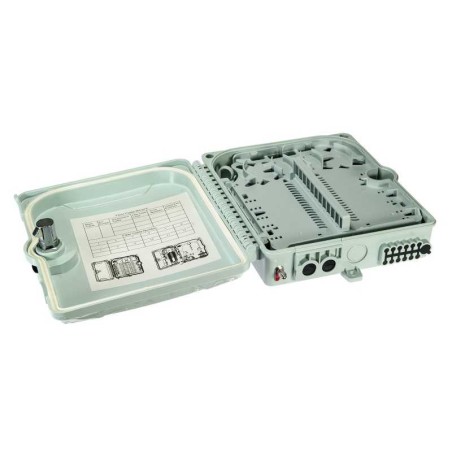 Caja para hasta 12 fusiones, de interior, 2E y 2S de 1