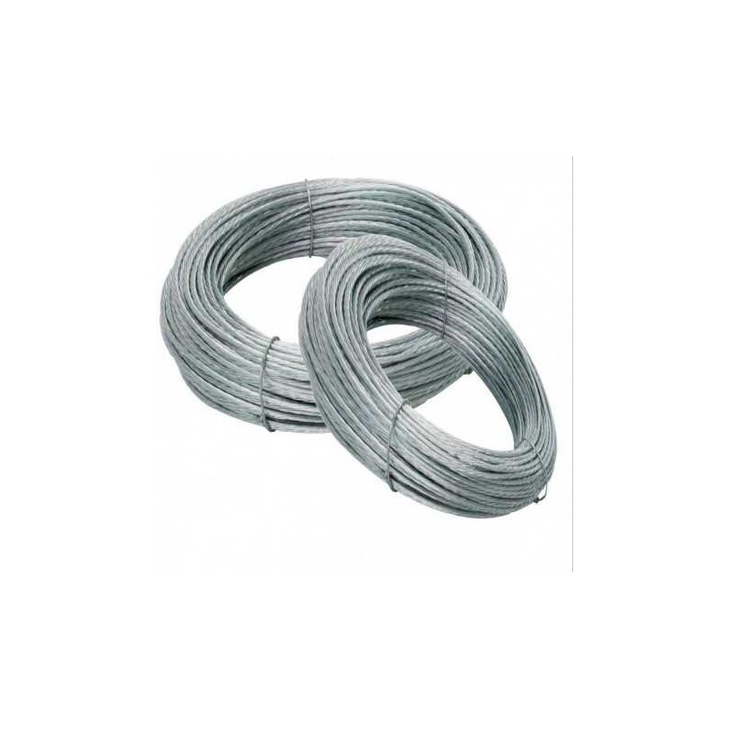 Cable de vientos de acero trenzado, 2 mm