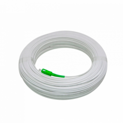 Pigtail de interior G657A2 SC/APC, 80mts, color blanco