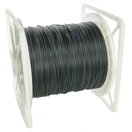 Bobina Fibra 1000M F G657A2 monomodo, LSZH, exterior (UV negro), 2.9mm, refuerzo de aramidas.