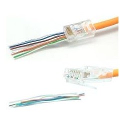 CONECTOR RJ45 CAT6 PASANTE CAJA60 209906