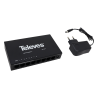 TELEVES - Gigabit Switch, 8 puertos 1000Mb No Gest.  RJ45 caja metal