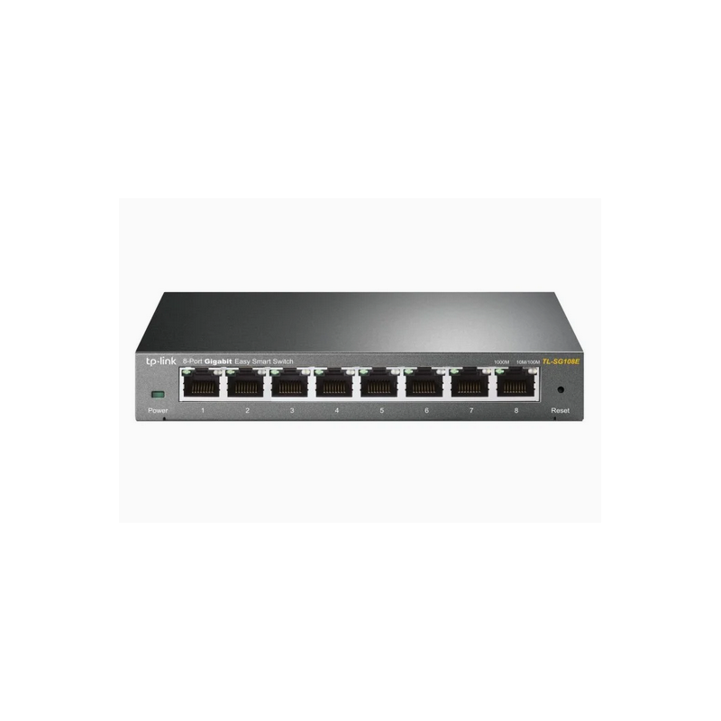 TL-SG108E 8 puertos 1000Mb  RJ45 caja metal gestionable - Tplink